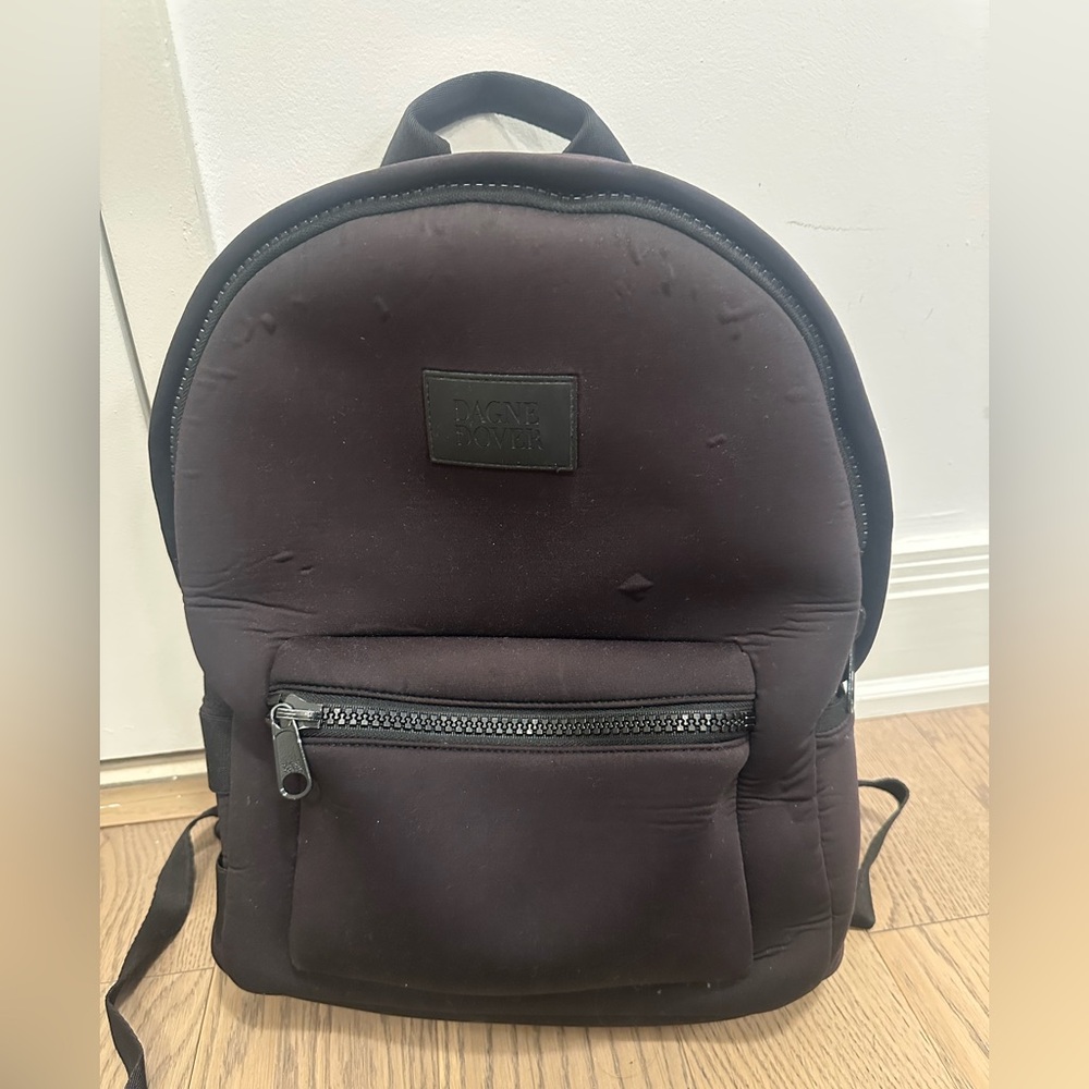 Dagne Dover Large Black Backpack with laptop compartment